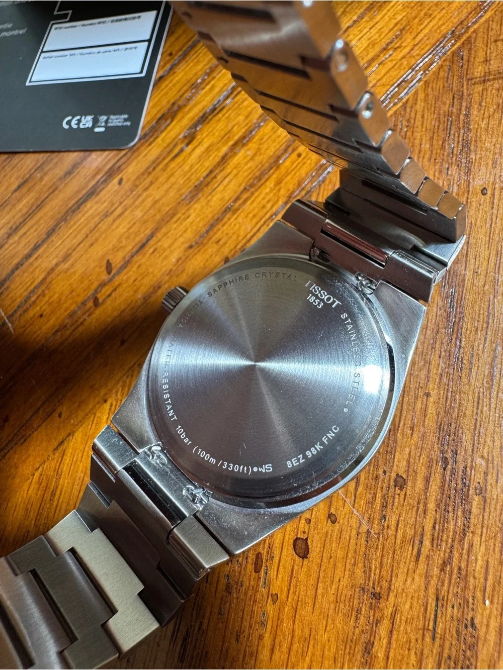 Tissot Unisex PRX Silver-Tone Stainless Steel Bracelet Watch 35mm